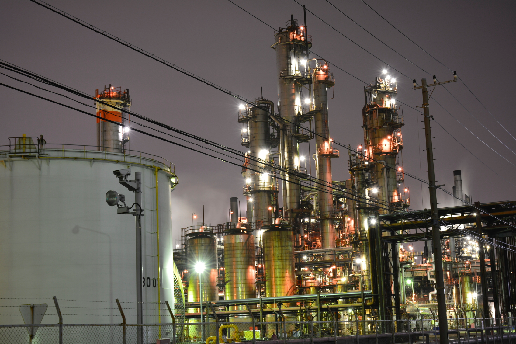 Oil Refinery At Night 000064533213 Medium