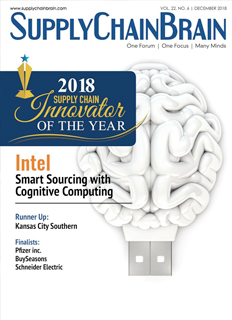 Supply Chain Brain Magazine Supply Chain Innovator of the Year