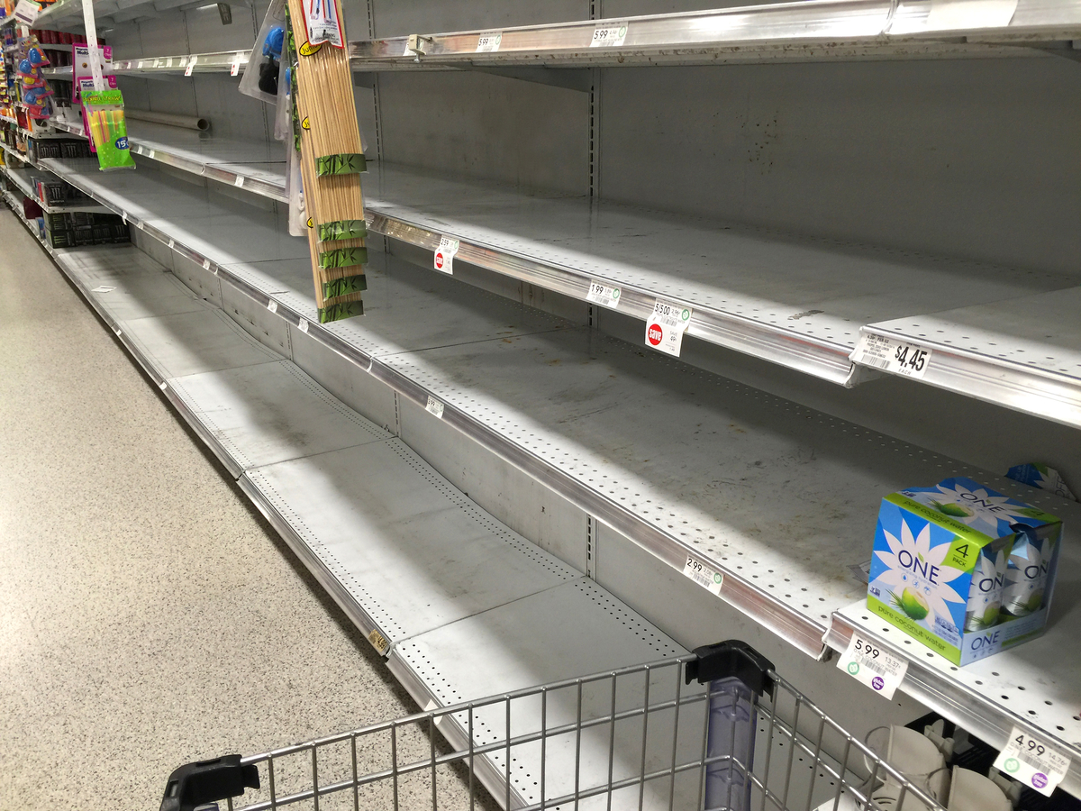 0129 Supermarkets Warnof Empty