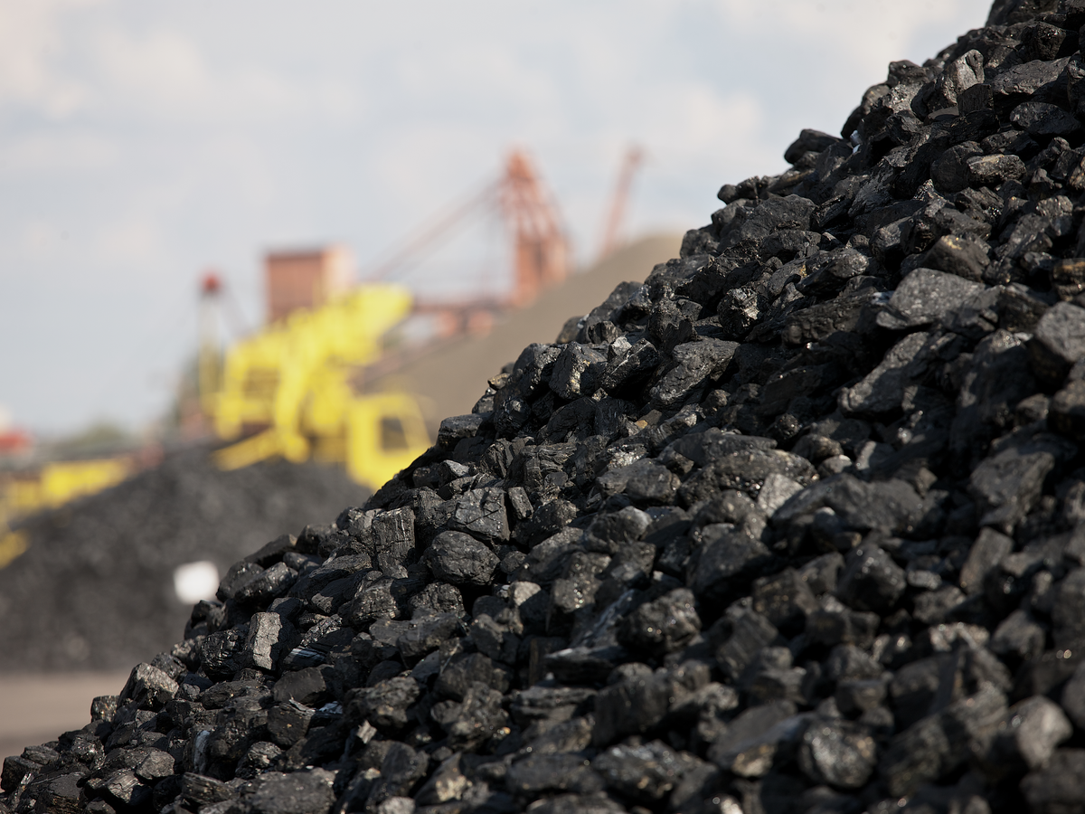Pieces of coal stacked at a mining site. Photo: Shutterstock.