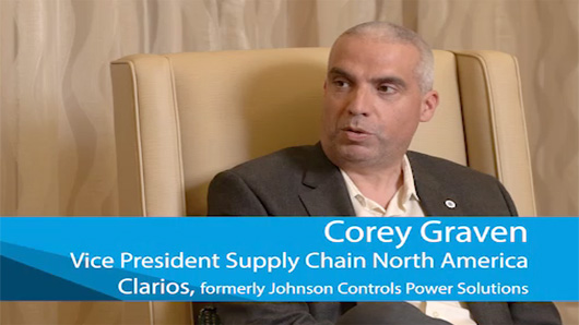 Happy with its longstanding relationship with Logility on the demand side, Clarios, formerly Johnson Controls Power Solutions looks to Logility to give it a centralized, more holistic view of its supply side operations, says Corey Graven, Executive Director, Suipply Chain, North America.