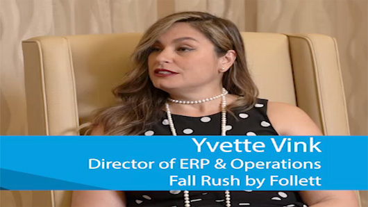 Fall Rush by Follett provides t-shirts, sweatshirts, hoodies and other mascot-theme apparel to college bookstores, some of which are owned by the provider. Until it implemented NGC's Adromeda PLM solution, it had little control over planning, design, merchandising, quality, sourcing or vendor compliance, says Yvette Vink, the retailer's director of ERP and Operations.