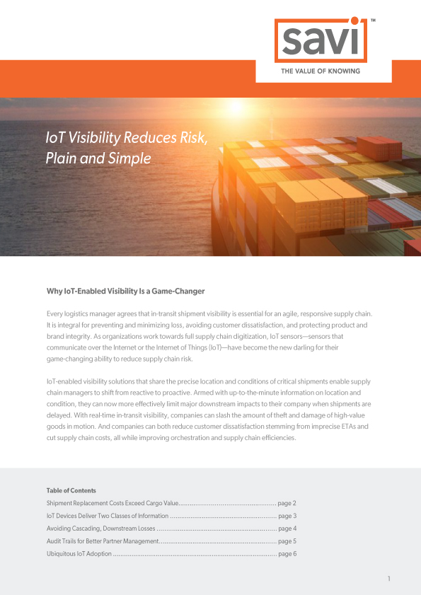 IoT Visibility Reduces Risk, Plain and Simple