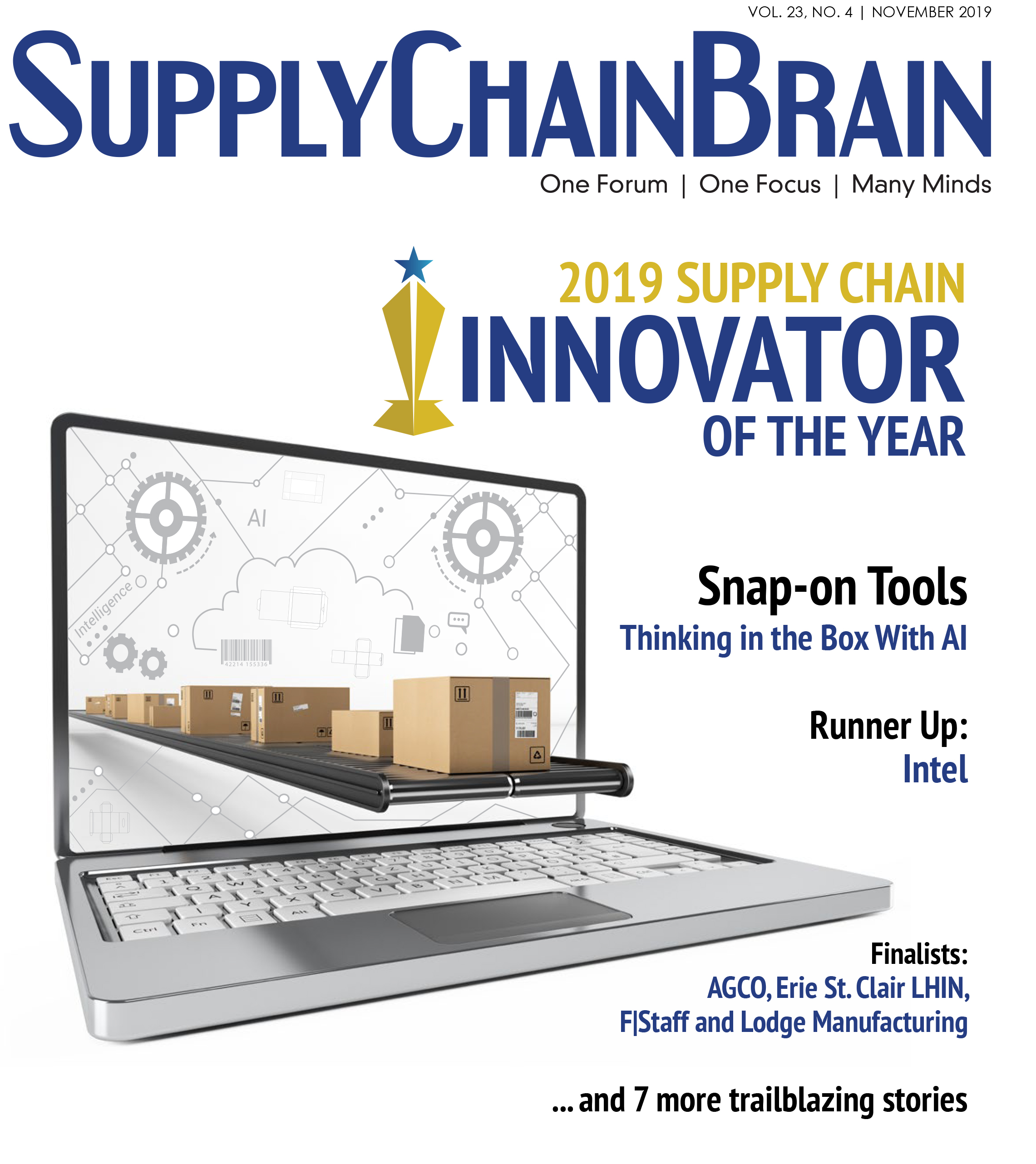 Supply Chain Brain Magazine 2019 Supply Chain Innovator of the Year