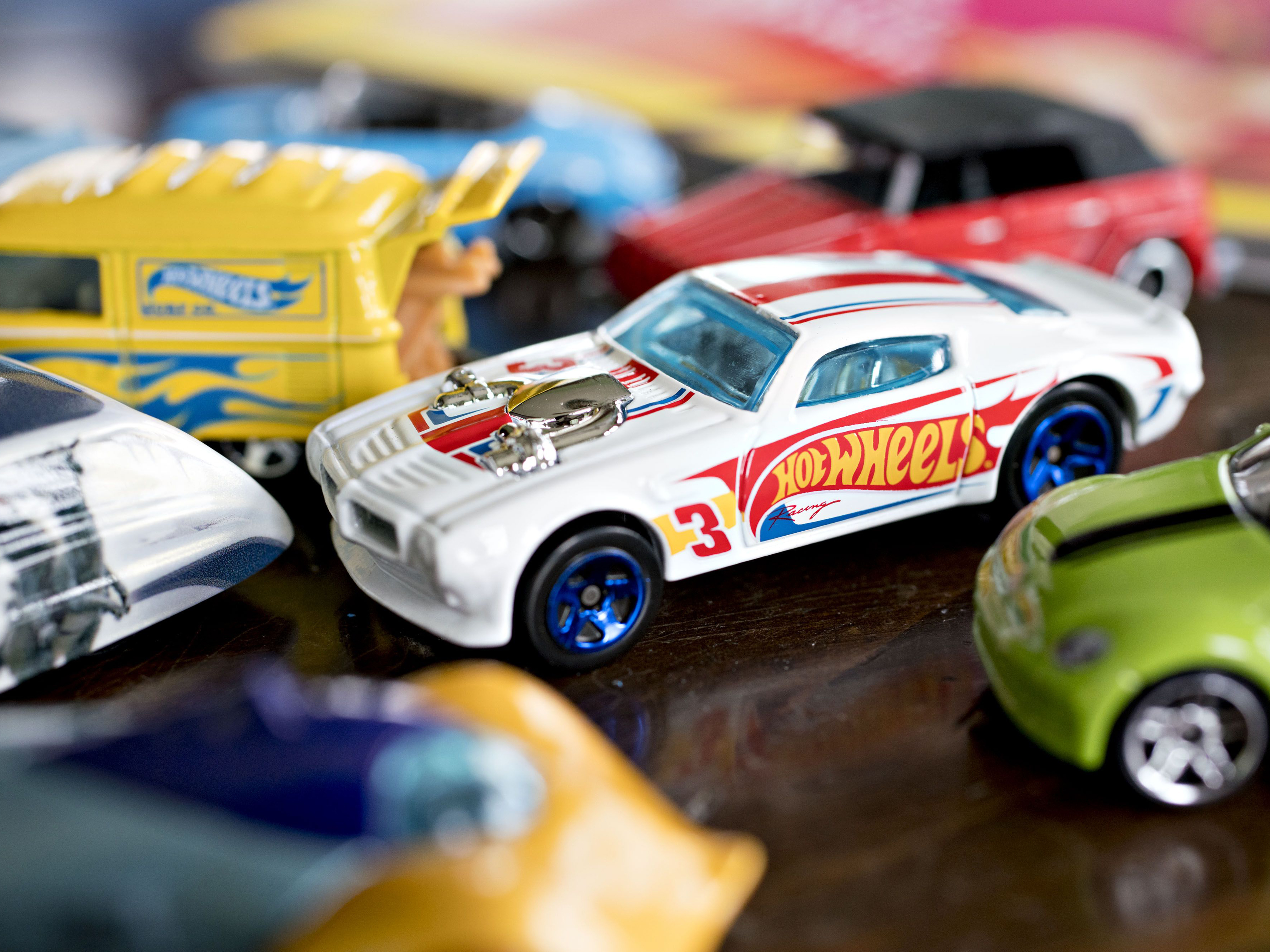 Mattel Inc. Hot Wheels brand matchbox cars. Photo: Bloomberg.