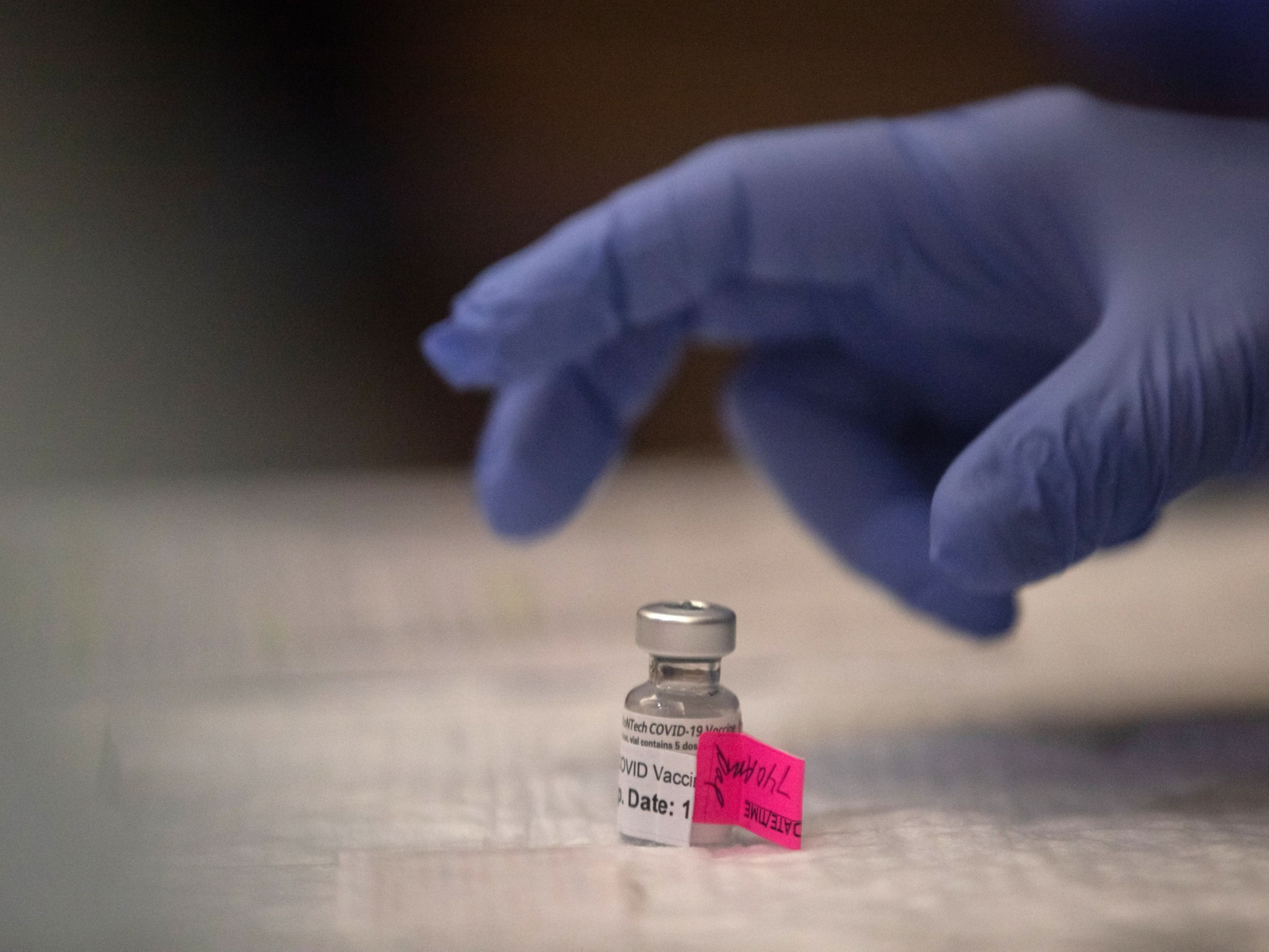 Pfizer-BioNTech COVID-19 vaccine. Photo: Bloomberg.