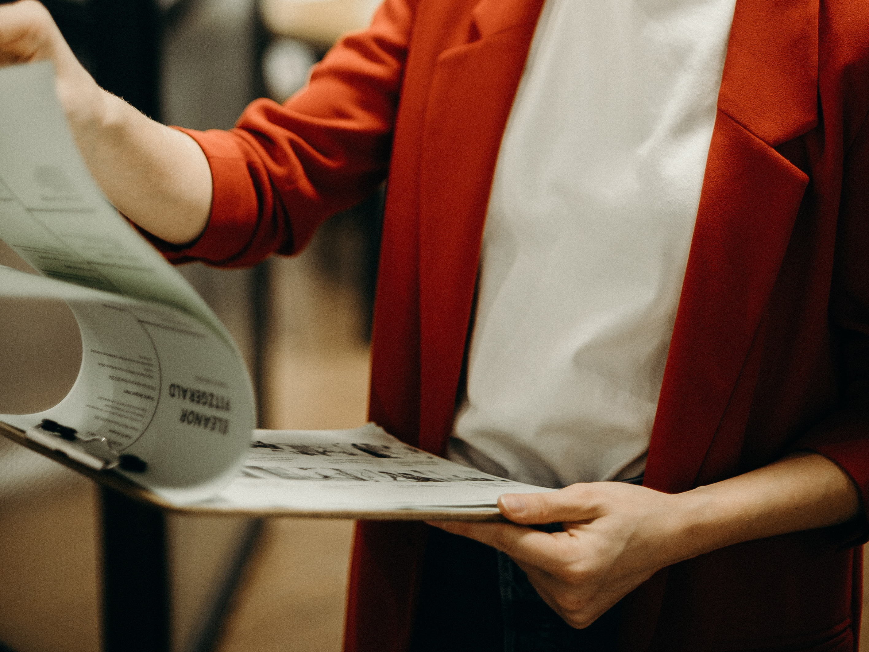 An employer views a job candidate's resume. Photo: cottonbro/ Pexels.