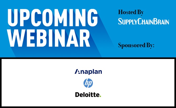 Anaplan Upcoming Webinar