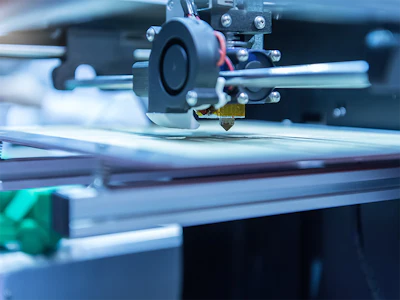 A 3D printer at work. Photo: Getty Images.