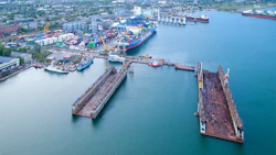 Empty dry docks at the Port of Odessa in Odessa, Ukraine. Photo: Andrey Sarymsakov/ Canva.