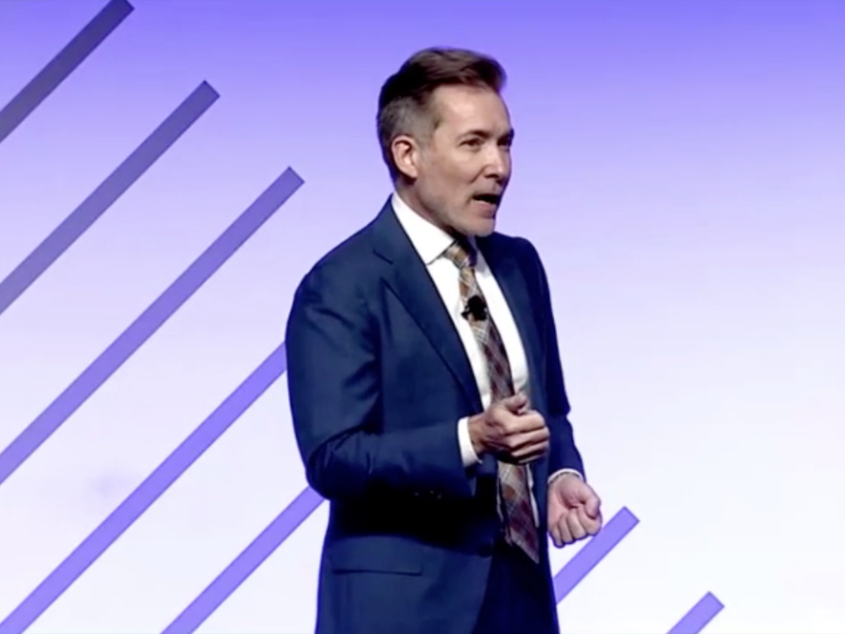 Ken Chadwick, vice president analyst with Gartner Inc.'s Supply Chain practice, speaks at the Gartner Supply Chain Symposium/Xpo in Orlando, Florida.