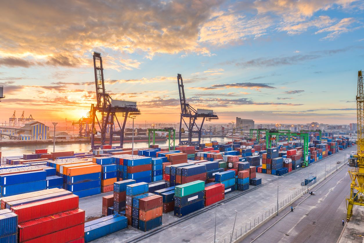 The Port of Casblanca, Morocco,at dawn. Photo: iStock.com/Sean Pavone
