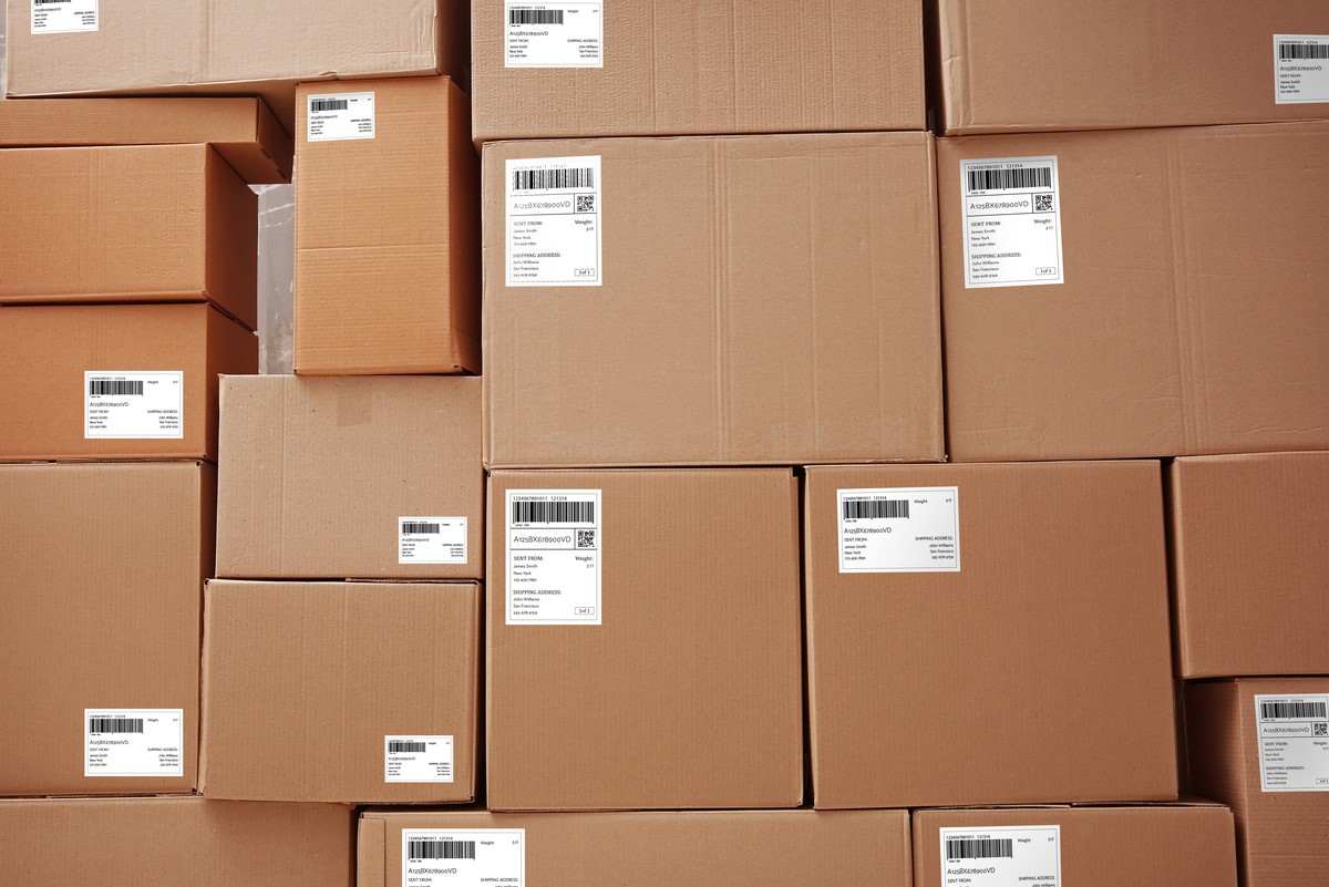 Inventory Boxes Pile Warehouse