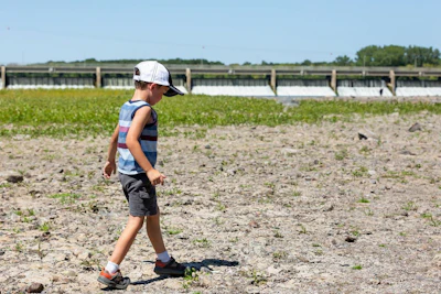 A dry riverbed of the Mississippi. Photo: iStock.com/Riveremholk
