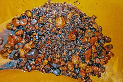A bunch of flushed coltan ore.Coltan ore contains metals of Tantalum and Niobium. Photo: iStock.com/Nada Bascarevic