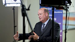 Ryan Lance, chairman and chief executive officer of ConocoPhillips Inc., speaks during a Bloomberg Television interview at the World Gas Conference in Washington, D.C., U.S, on Tuesday, June 26, 2018. Photo: Bloomberg