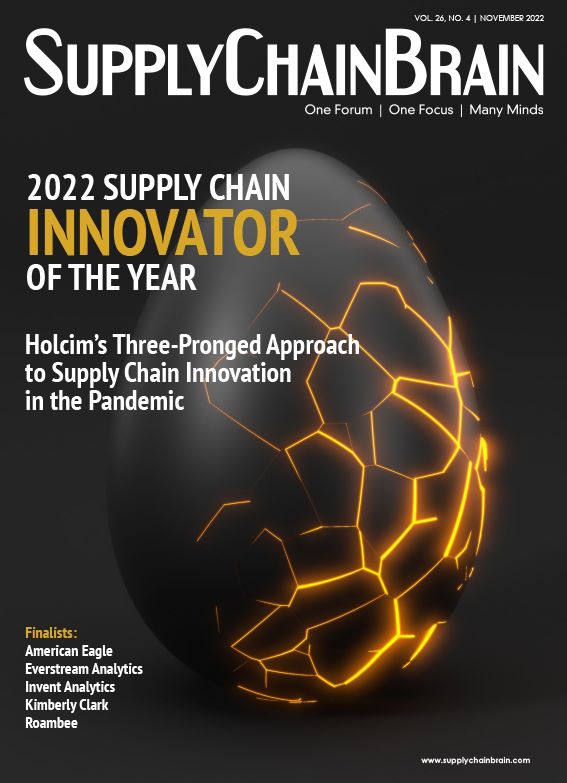 Supply Chain Brain Magazine 2022 Supply Chain Innovator of the Year