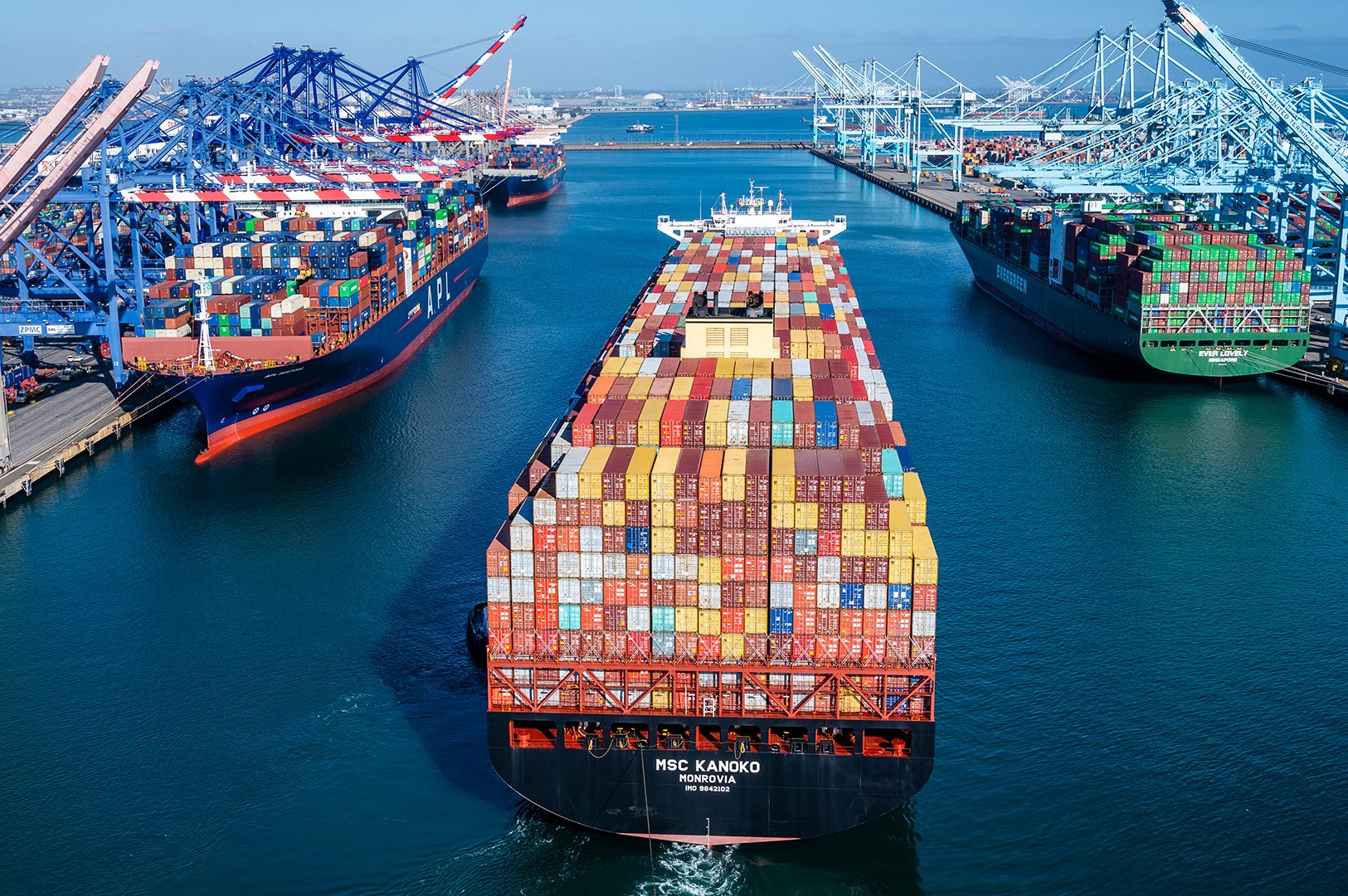 Pier 300 Channel, Port of Los Angeles. Photo: Port of Los Angeles