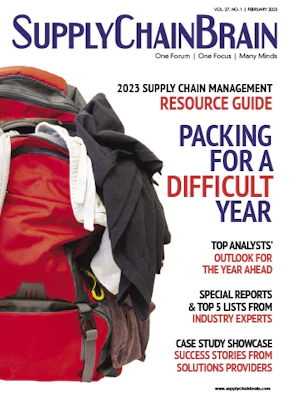 Supply Chain Brain Magazine 2023 Supply Chain Management Resource Guide: Packing for a Difficult Year