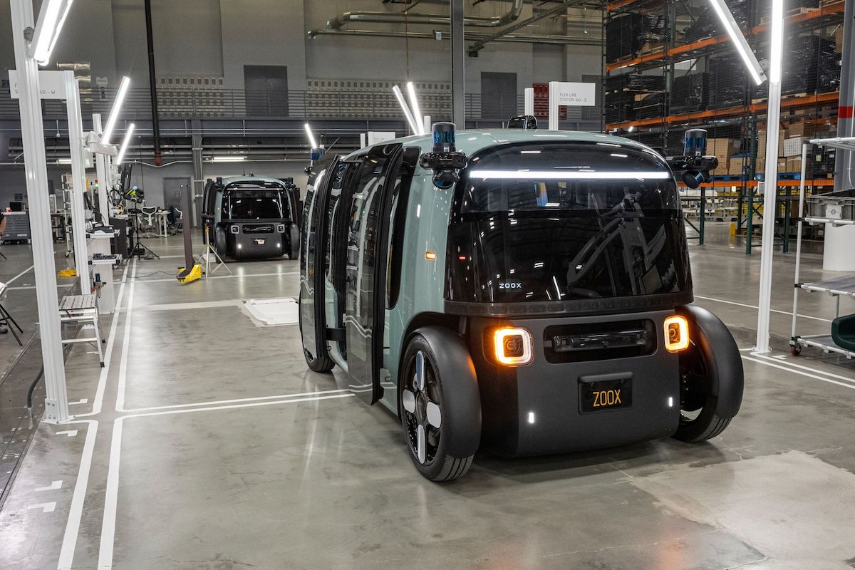 The Zoox autonomous vehicle.