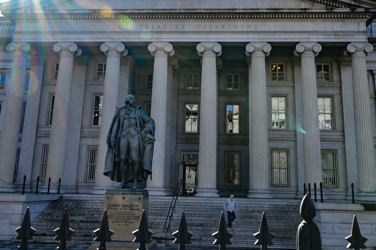 The U.S. Treasury Department.
