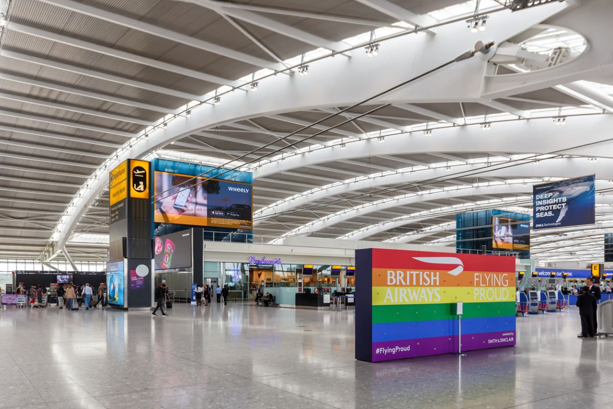 London Heathrow Airport LHR British Airways Terminal 5. Photo: iStock.com/Boarding1Now