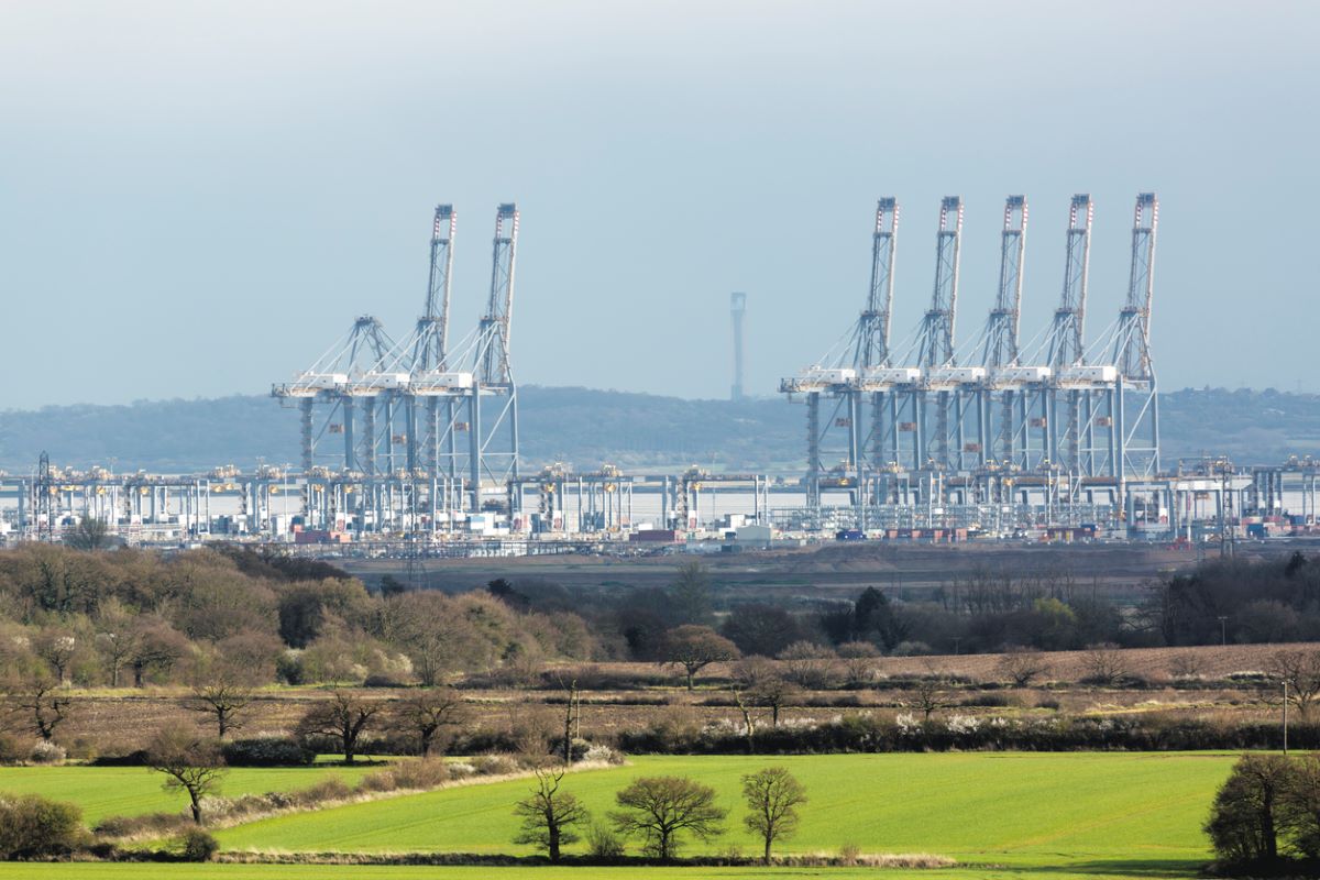 DP World's London Gateway port. Photo: iStock.com/LeeGillion