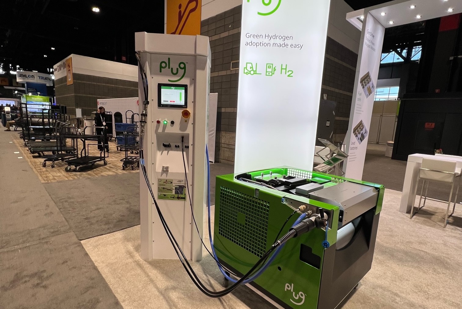 On show at ProMat 2023, Chicago, March 2023. Photo: Plug Power Inc.