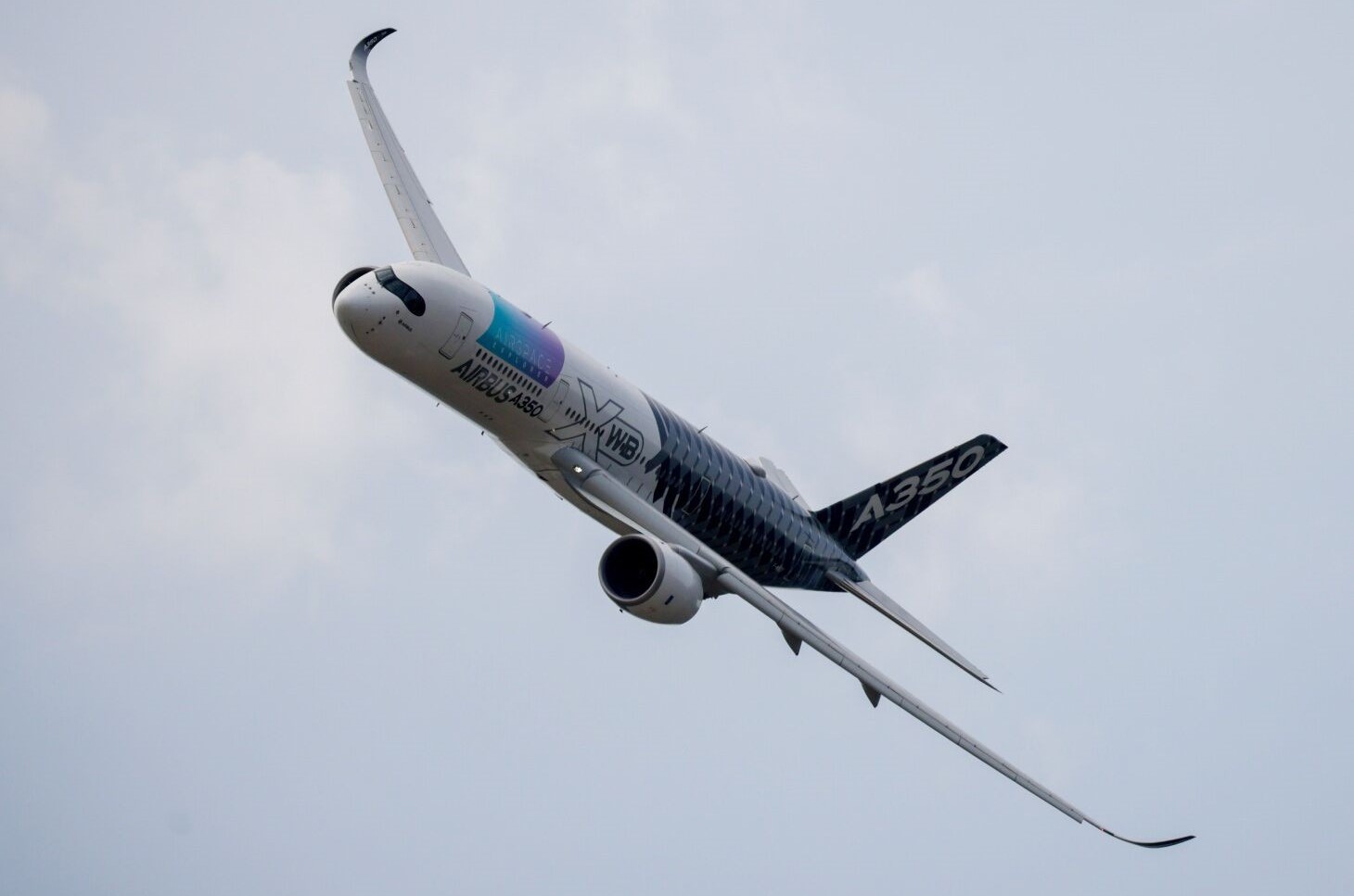 An Airbus A350 passenger jet. Photographer: Jason Alden/Bloomberg