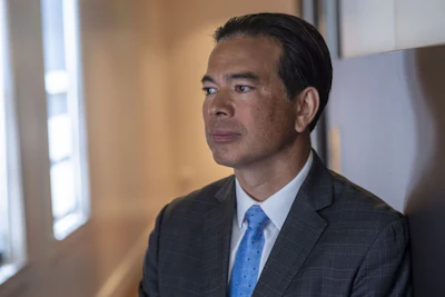 California Attorney General Rob Bonta. Photo: Bloomberg
