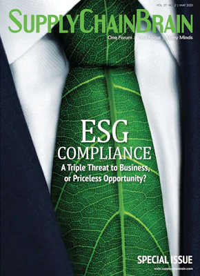 Supply Chain Brain Magazine 2023 Supply Chain ESG Guide