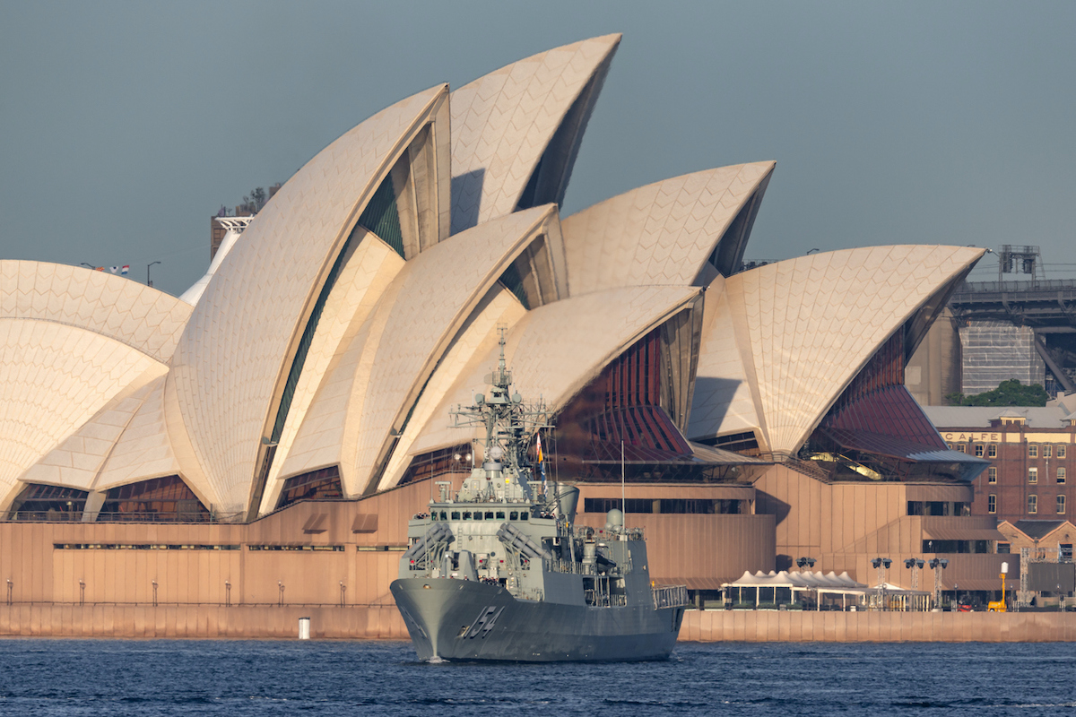 HMAS Parramatta. Sydney, Australia. October 5, 2013. Photo: iStock.com/Ryan Fletcher