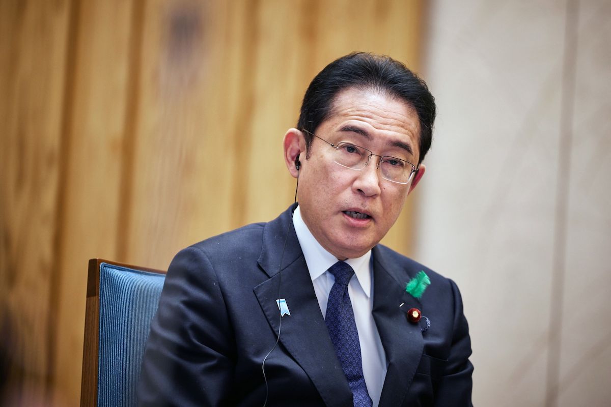 Fumio Kishida, in Tokyo, Japan. Thursday, April 20, 2023.Photo: Bloomberg