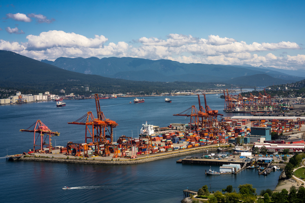 Port of Vancouver, Vancouver, Canada. Photo: iStock.com/limpers