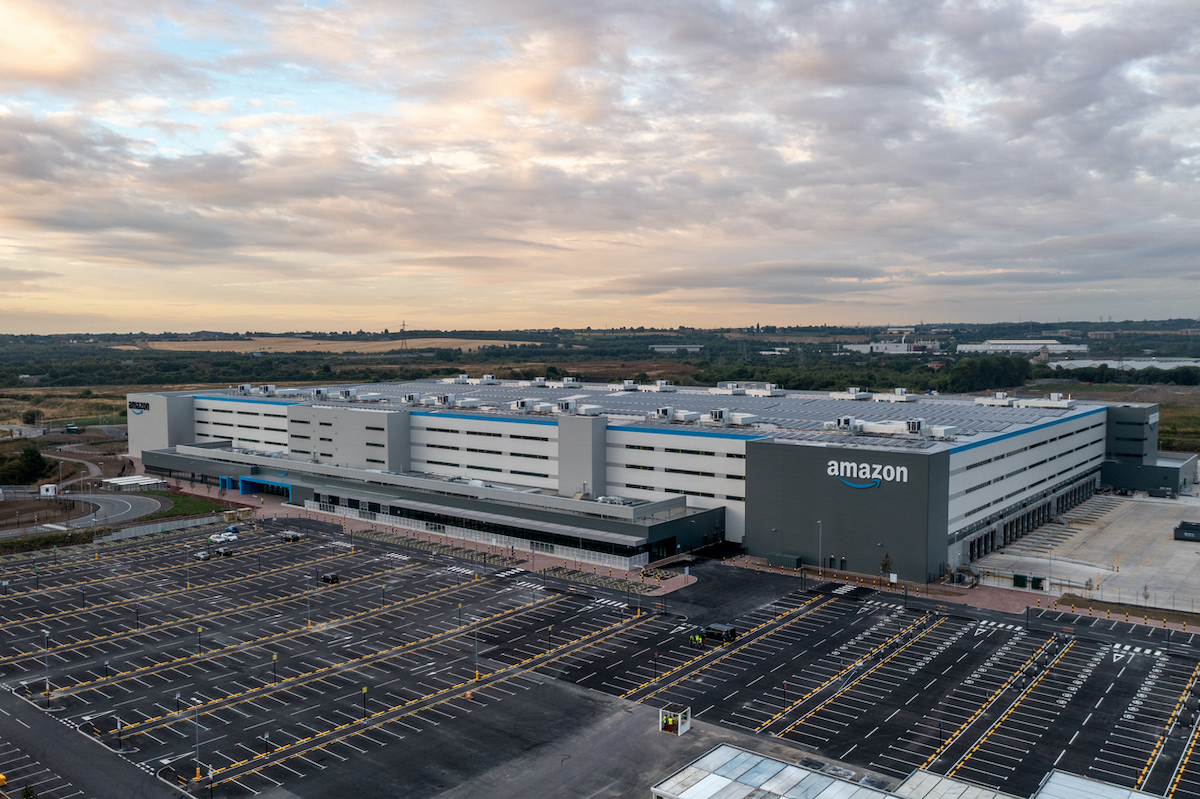 Amazon's warehouse in Leeds, U.K. Photo: iStock.com/Teamjackson