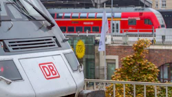 An intercity and a regional train of Deutsche Bahn wait at Halle (Saale) Central Station, Germany, in October 2015. Photo: iStock.com/kmn-network
