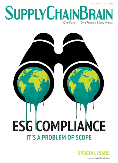 Supply Chain Brain Magazine 2024 Supply Chain ESG Guide