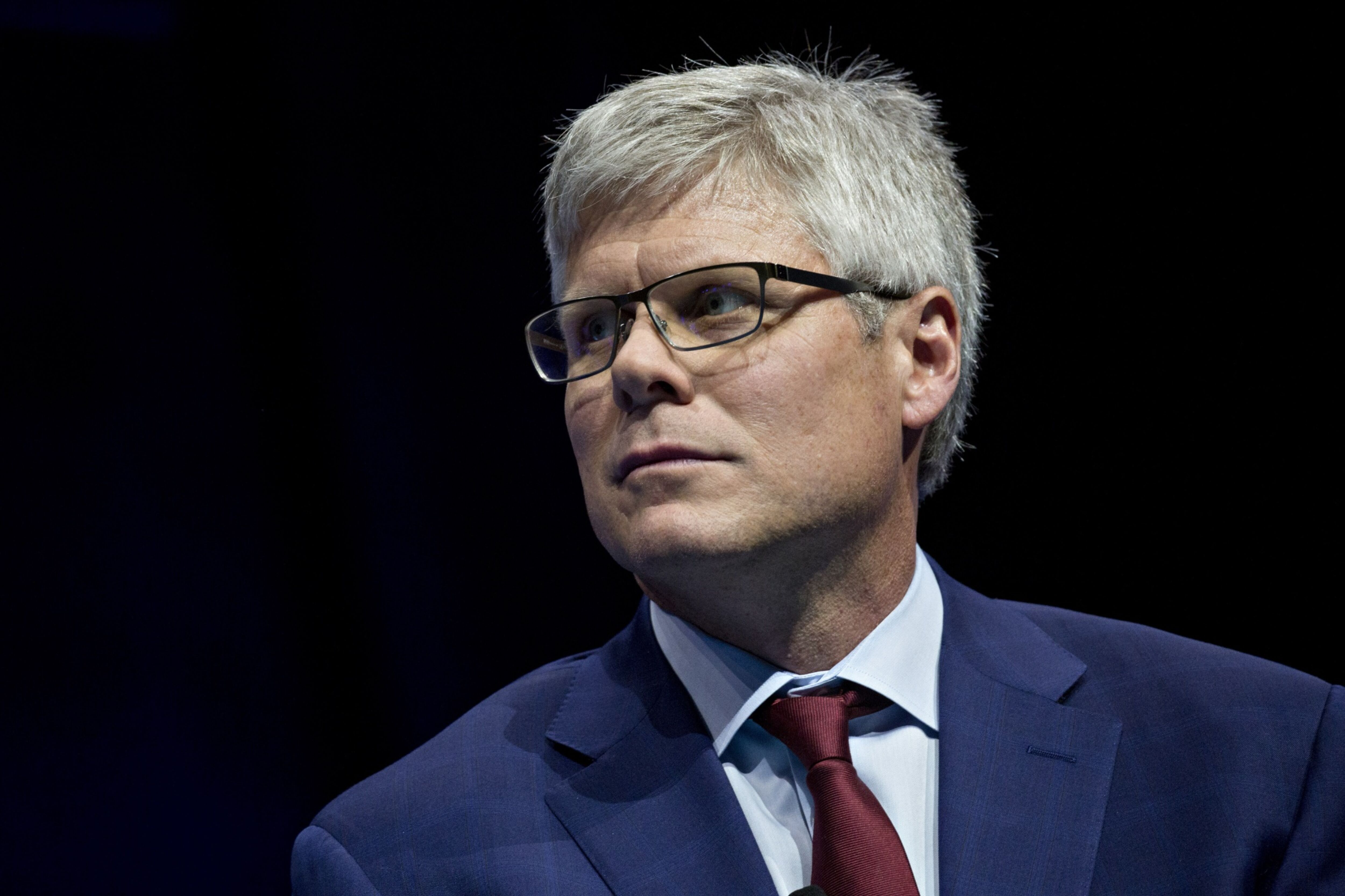 Steve Mollenkopf, former chief executive officer of Qualcomm Inc. and new Boeing chairman, listens during a Business Roundtable CEO Innovation Summit discussion in Washington, D.C., U.S., on Thursday, Dec. 6, 2018. Photographer: Andrew Harrer/Bloomberg