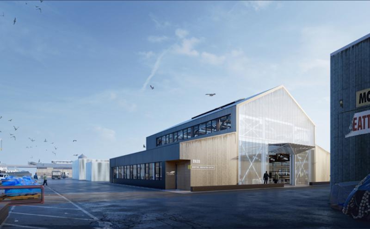 A mock-up of the Port of Seattle's new Maritime Innovation Center. Photo: Port of Seattle