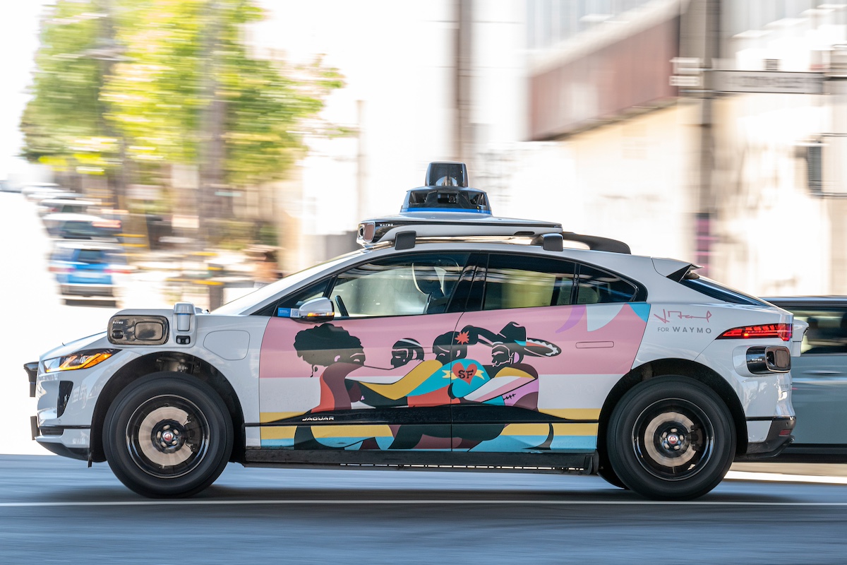 A Waymo autonomous taxi in San Francisco, California, US, on Thursday Aug. 10, 2023. California regulators are poised to decide whether two rival robotaxi services can provide around-the-clock rides throughout San Francisco, despite escalating fears about recurring incidents that have caused the driverless vehicles to block traffic or imperil public safety, reported the AP. Photographer: David Paul Morris/Bloomberg