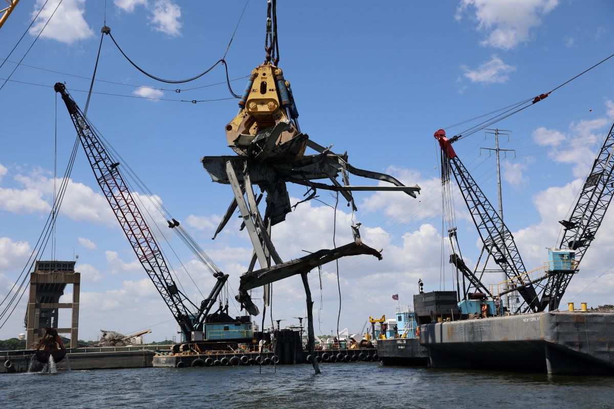 Baltimore, June 7. Photo: Bob Petty, Army Corps of Engineers