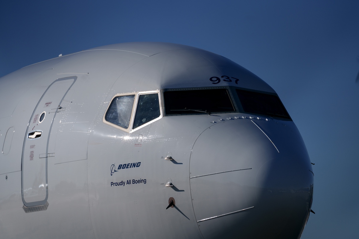 An Alaska Airlines Boeing 737 Max-9 aircraft at Los Angeles International Airport, January, 2024. Photo: Eric Thayer/Bloomberg