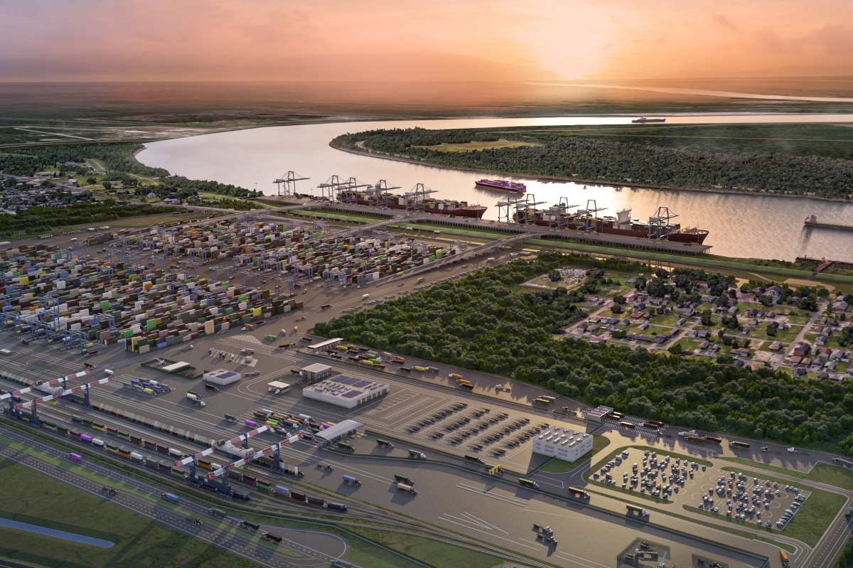 A rendering for the Port of New Orlean's new Louisiana International Terminal. Photo: Port of New Orleans