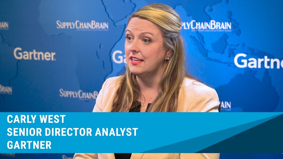 Gartner Carly West Today's Supply Chain Priorities Where's The Tech Spend (540p)