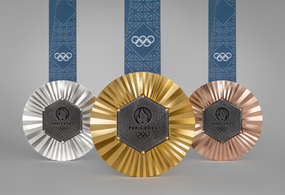 Each medal from the Paris Olympics in 2024 contained a piece of iron from the Eiffel Tower. Photo: @Paris2024