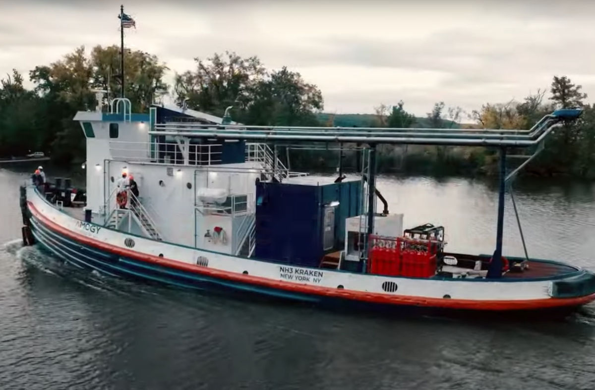 Nh3 Kraken Ammonia Powered Ship Amogy