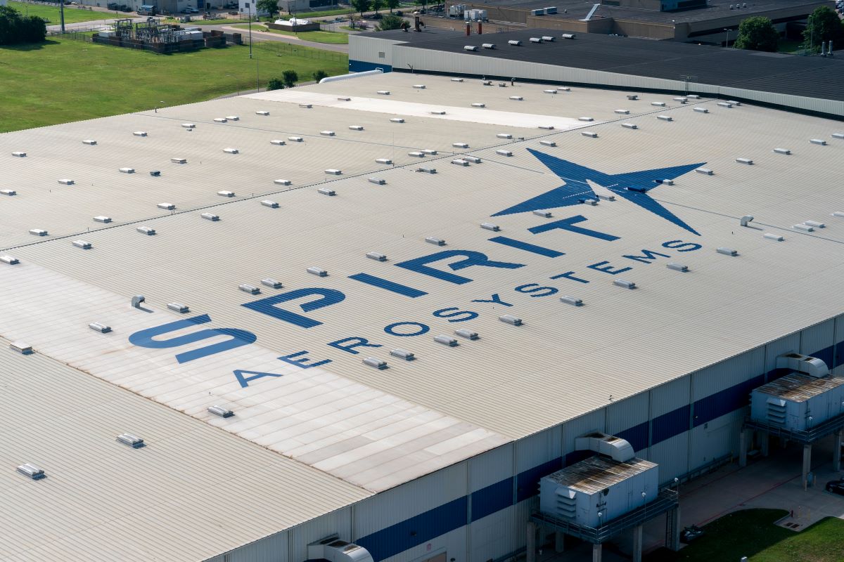 The Spirit AeroSystems factory in Wichita, Kansas. Photographer: Nick Oxford/Bloomberg
