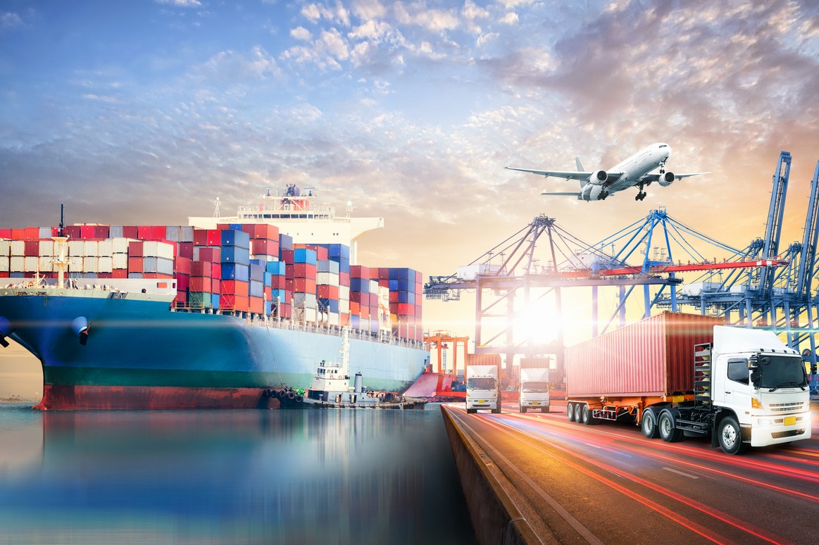 Freight Rates Ocean Truck Rail Transportation Global Trade I Stock Tryaging 1266958681