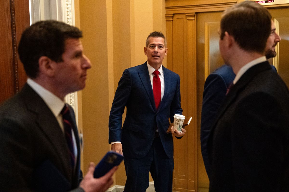 Sean Duffy. Photographer: Kent Nishimura/Getty Images