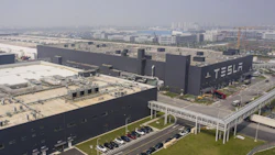 Tesla plant, Shanghai, China. Photo: Bloomberg